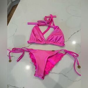 Hot Pink Luli Fama Bikini